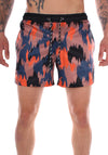 Men’s Swimshorts Retro – Orange/Blue